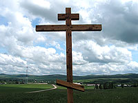 Крест над селом